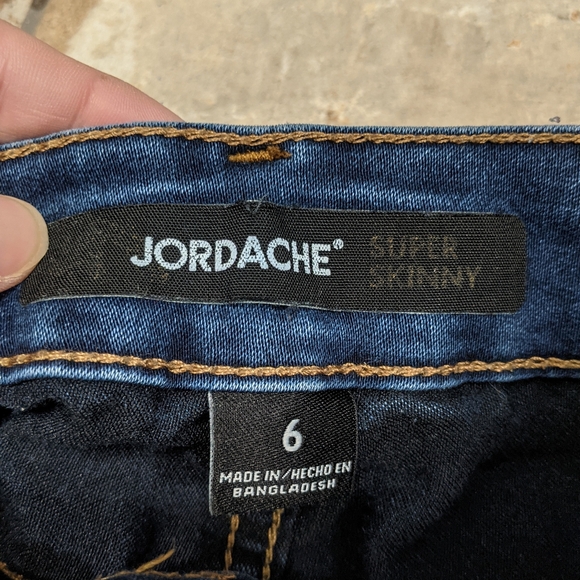 Jordache Women's Super Skinny Size 6 Stretchy Jeans - Picture 6 of 7